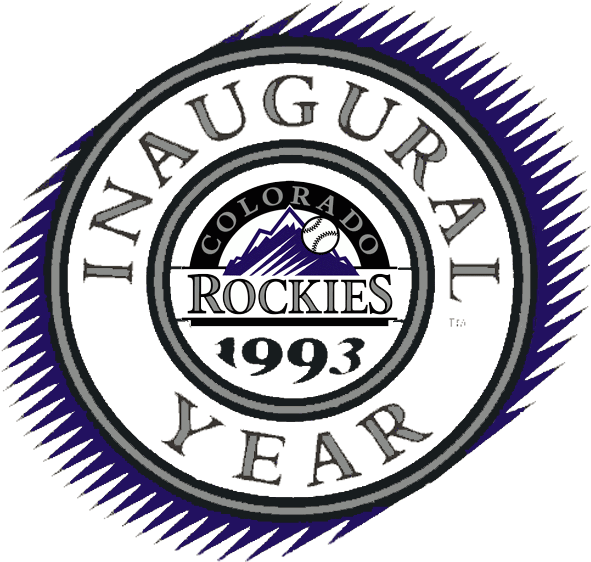 Colorado Rockies 1993 Anniversary Logo vinyl decal